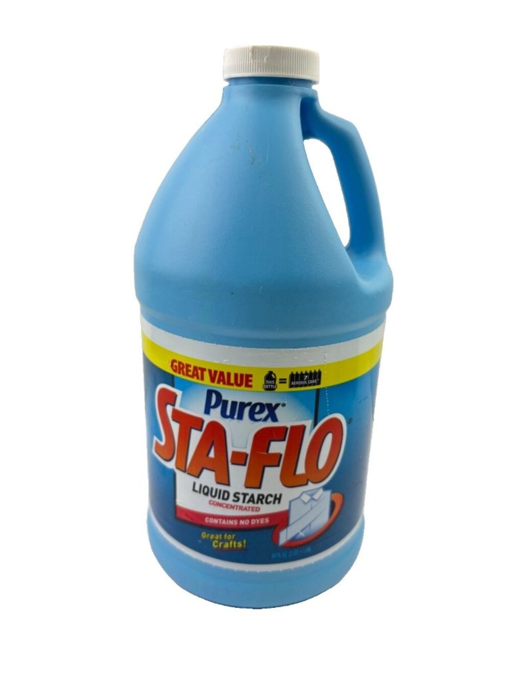 *Purex Sta-Flo Liquid Starch Concentrated 64 Oz Great For Crafts & Laundry Full